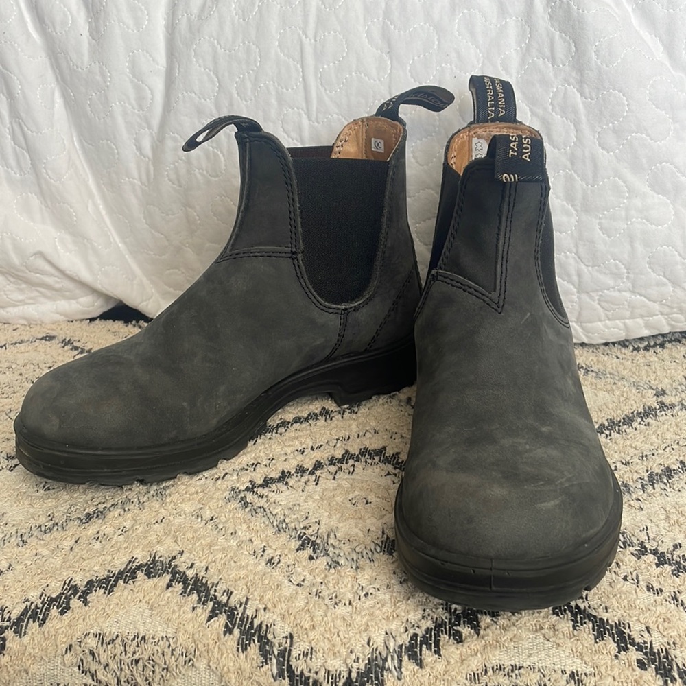 Like New Grey Blundstone Classic Boots